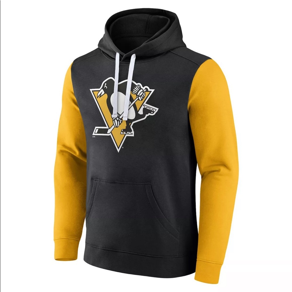 Pittsburgh Penguins Fanatics Black/Yellow Hoodie